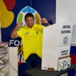 Walber Virgolino durante campanha em Cabedelo após crescimento eleitoral nas eleições suplementares de 2026.