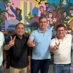 George Morais durante encontro com lideranças políticas em Massaranduba, anunciando novos apoios à sua pré-campanha a deputado federal.