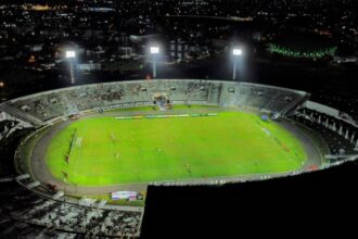 Estádio Almeidão, em João Pessoa, preparado para receber partida entre América-RN e Fortaleza pela Copa do Nordeste.
