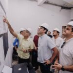Prefeito inspeciona obra da nova sede da Guarda Municipal no Centro Histórico de João Pessoa.