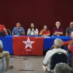 Reunião do diretório do PT da Paraíba que definiu apoio à pré-candidatura de Lucas Ribeiro