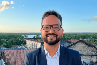 Tibério Limeira durante declaração sobre denúncia do Ministério Público da Paraíba