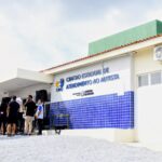 Governador Lucas Ribeiro durante inauguração do Centro Especializado em Reabilitação (CER) de Picuí.