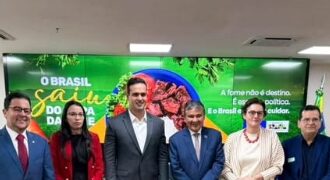 Lucas Ribeiro participa de audiência com Wellington Dias em Brasília durante agenda da Marcha dos Prefeitos.