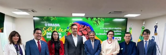 Lucas Ribeiro participa de audiência com Wellington Dias em Brasília durante agenda da Marcha dos Prefeitos.