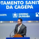 Governador Lucas Ribeiro participa de evento sobre parceria público-privada do saneamento na B3, em São Paulo.