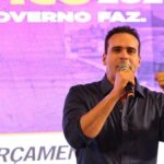 Governador Lucas Ribeiro durante plenária do Orçamento Democrático Estadual em Sousa