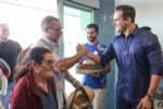 Governador Lucas Ribeiro participa da recepção do voo inaugural da Latam entre Brasília e Campina Grande no Aeroporto João Suassuna.