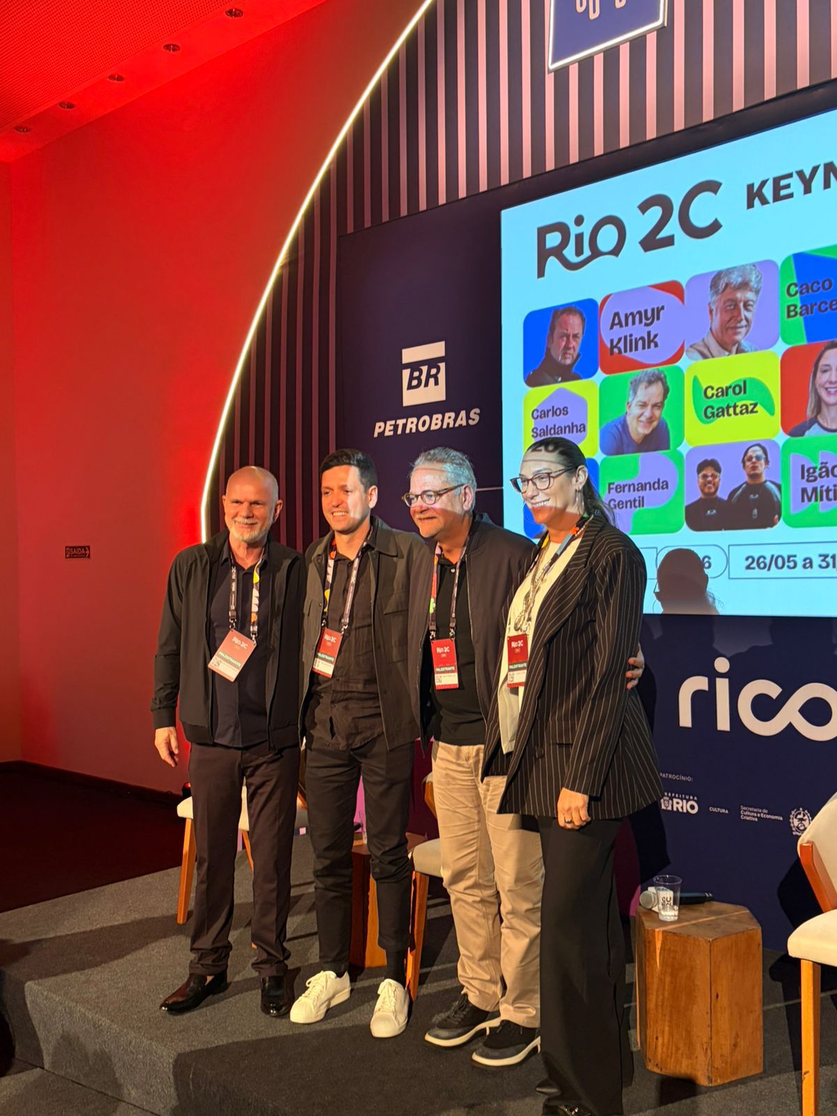 Representantes do Maior São João do Mundo participam de painel no evento Rio 2C, no Rio de Janeiro.