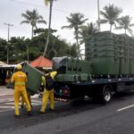 Novos contêineres instalados na Orla de João Pessoa pela Emlur