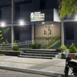 Fachada da Câmara Municipal de Serra Branca, alvo de ação do Ministério Público que questiona eleição antecipada da Mesa Diretora.