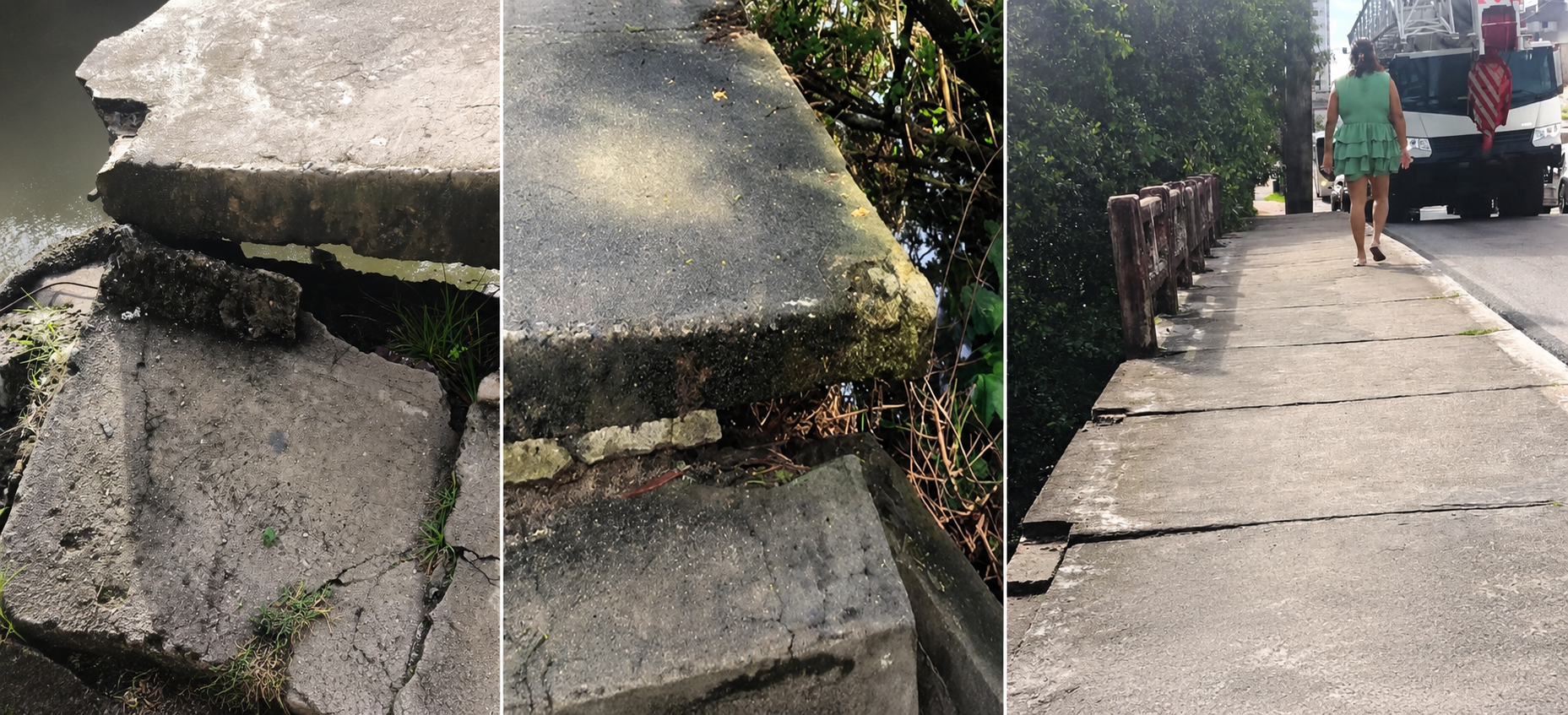 Defesa Civil diz que problema em Ponte sobre o Rio Jaguaribe em João Pessoa já foi encaminhado; Seinfra não prevê obras