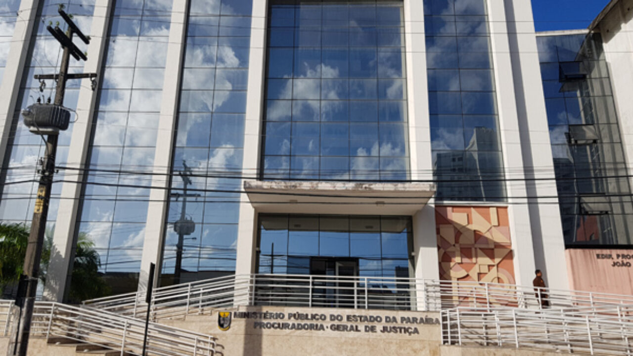 Sede do Ministério Público da Paraíba; órgão investiga denúncias envolvendo a Guarda Civil Municipal de Bayeux.