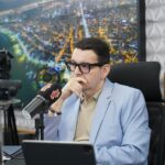 Fabiano Gomes durante o programa Ô Paraíba Boa, no qual fez denúncias envolvendo um secretário da Prefeitura de João Pessoa.