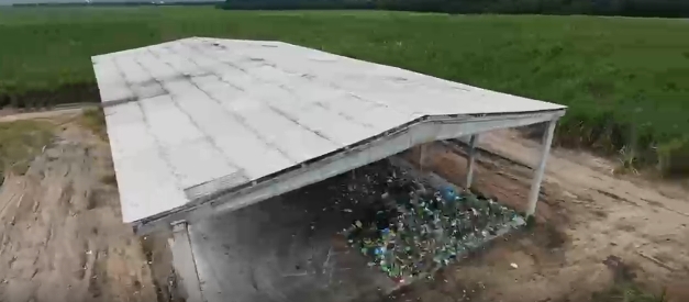 Imagem mostra área alvo de denúncia de suposto crime ambiental envolvendo o prefeito de Caaporã, Chico Nazário.