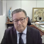 Desembargador Onaldo Rocha de Queiroga durante sessão do Tribunal de Justiça da Paraíba.