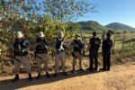 Policiais da FICCO durante operação de combate ao tráfico de drogas e organizações criminosas na Paraíba.