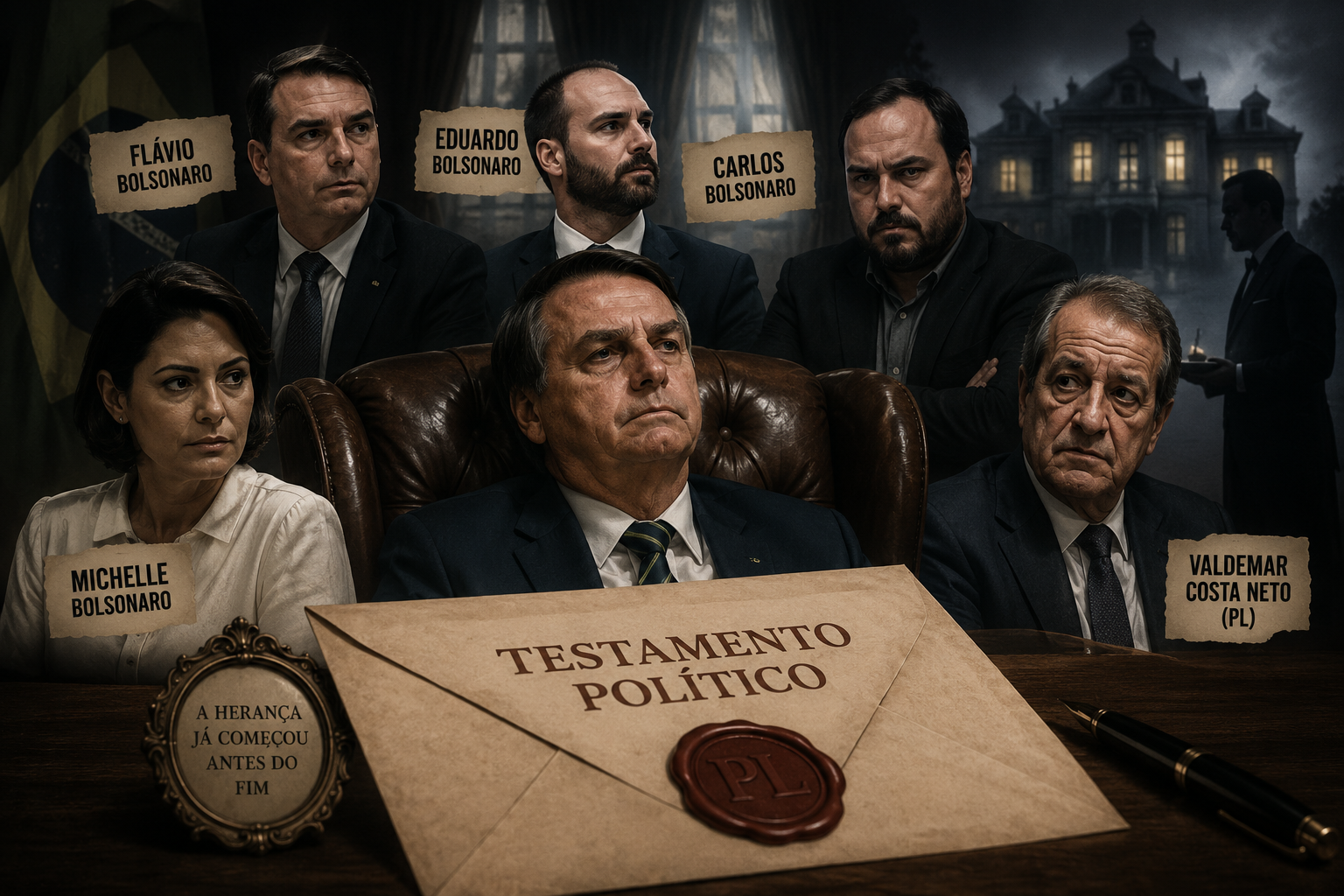 Busca por herança de Jair Bolsonaro causa atrito que deverá afetar toda a direita brasileira.