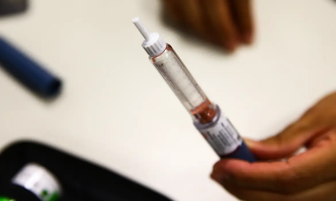 Canetas injetáveis à base de semaglutida aprovadas pela Anvisa para tratamento do diabetes tipo 2.