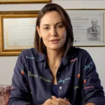 Michelle Bolsonaro durante evento público; ex-primeira-dama lançou o projeto digital "Imparáveis" para ampliar sua atuação nas redes sociais.