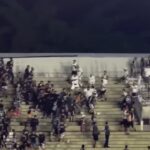 Torcedores do Botafogo-PB no estádio Almeidão durante partida da Série C do Campeonato Brasileiro.