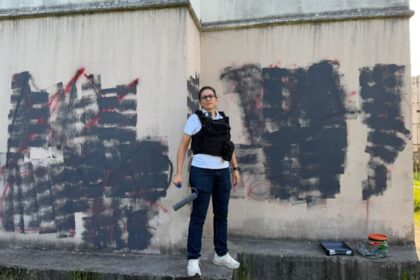 Capitã Rebeca divulga ação contra pichações associadas a facções criminosas em João Pessoa