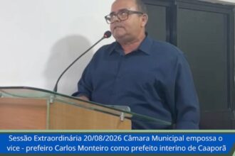 Carlos Monteiro assume Prefeitura de Caaporã