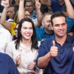 Governador Lucas Ribeiro participa da convenção estadual do PDT em João Pessoa, que oficializou apoio à sua candidatura à reeleição.