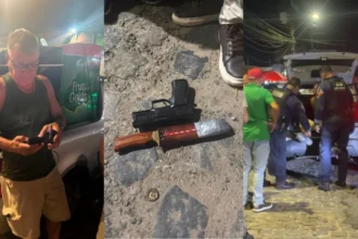 Homem com faca e arma falsa é detido em evento de Ricardo Coutinho nos Bancários