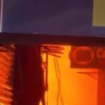 Incêndio atinge Centro Comercial de Passagem, na área da Lagoa, em João Pessoa