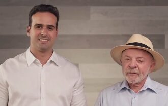 Lula e Lucas Ribeiro durante encontro em Brasília