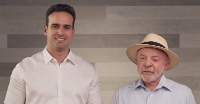 Lula e Lucas Ribeiro durante encontro em Brasília