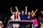Nabor Wanderley participa de caminhada no bairro São Bento, em Bayeux