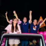 Nabor Wanderley participa de caminhada no bairro São Bento, em Bayeux