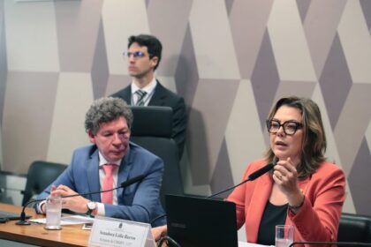 Senadora Leila Barros, relatora da medida provisória da taxa das blusinhas