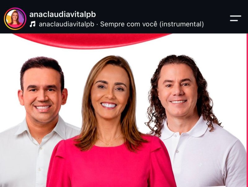 Veneziano Vital do Rêgo e Jhony Bezerra durante ato de campanha em Campina Grande