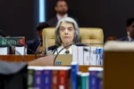 Ministra Cármen Lúcia durante sessão do Supremo Tribunal Federal