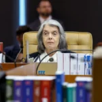 Ministra Cármen Lúcia durante sessão do Supremo Tribunal Federal