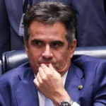 Senador Ciro Nogueira durante atividade no Congresso Nacional