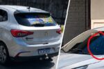Veículo fotografado em João Pessoa com adesivos dos candidatos Efraim Filho, Cabo Gilberto Silva e Fábio Lopes.