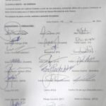 Documento reúne assinaturas de 20 vereadores em apoio à candidatura de João Corujinha à presidência da Câmara de João Pessoa.