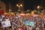 Apoiadores de Lula participam de ato político no Ponto de Cem Réis, no Centro de João Pessoa, com presença de Erika Hilton.