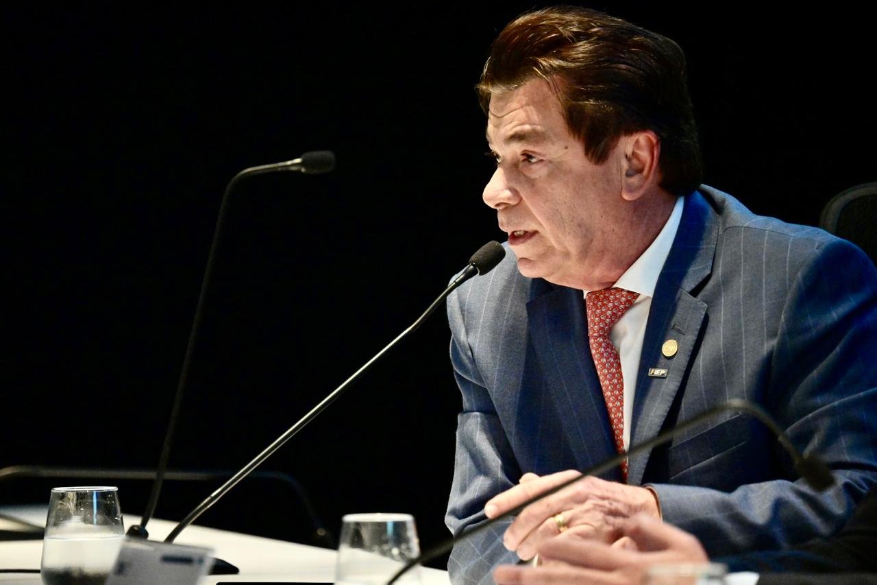 Cassiano Pereira, presidente da FIEPB e da Associação Nordeste Forte, durante encontro da CNI em Brasília.
