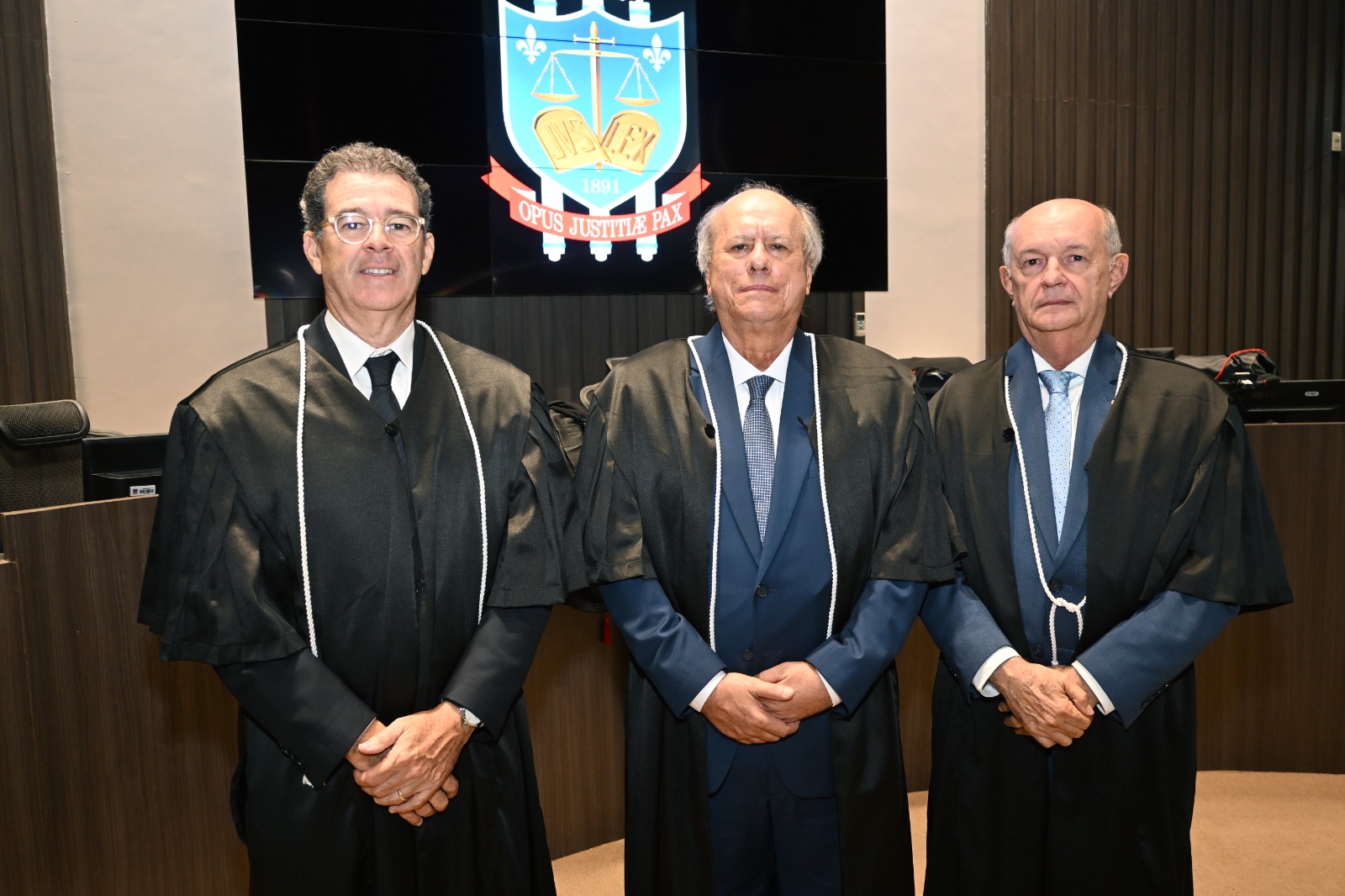 Desembargadores eleitos para a Mesa Diretora do Tribunal de Justiça da Paraíba no biênio 2027-2028.