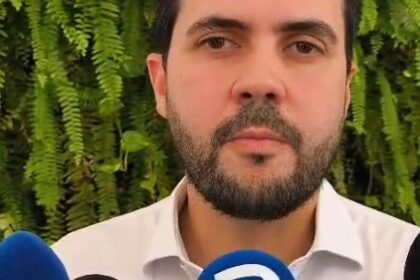 Deputado estadual Wilson Filho durante entrevista sobre a disputa pela presidência da Assembleia Legislativa da Paraíba.